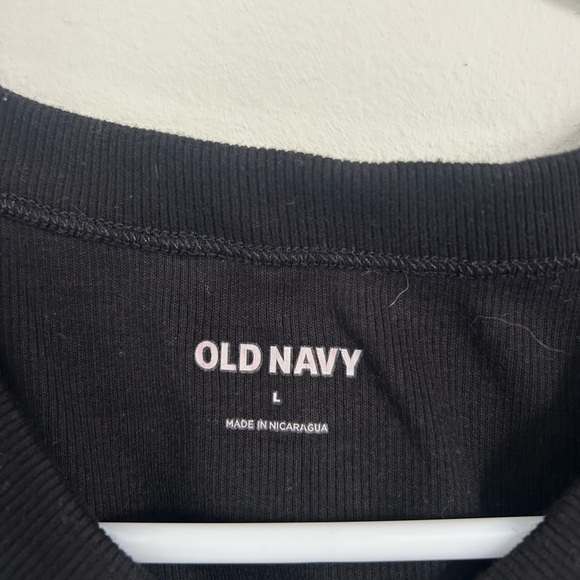 Old Navy Blue and Black Sleeveless Tank Tops with Cut Out Design - Picture 5 of 5